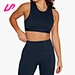 high neck sports bra high impact